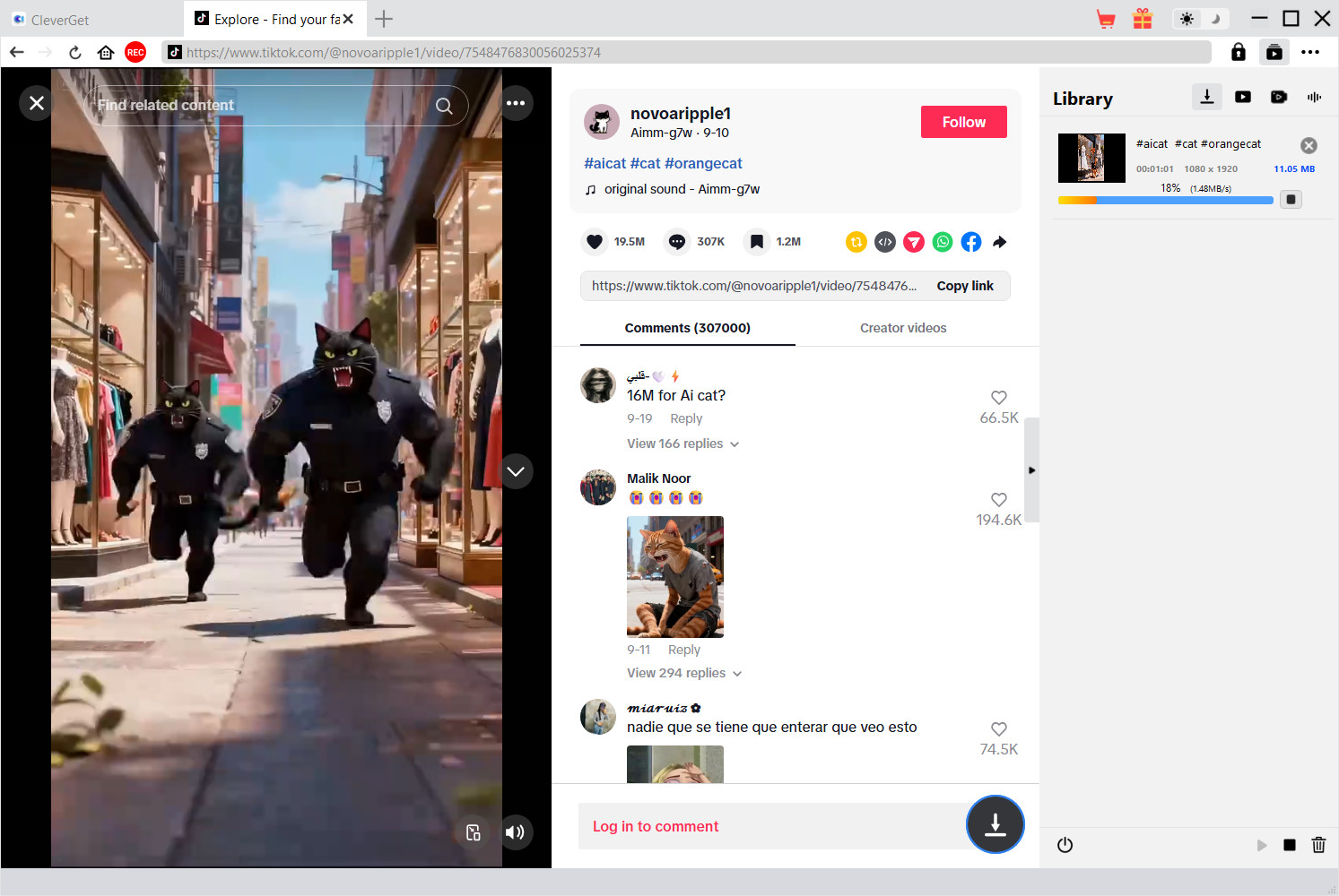 TikTok Downloader Step4