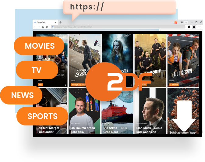 zdf downloader features